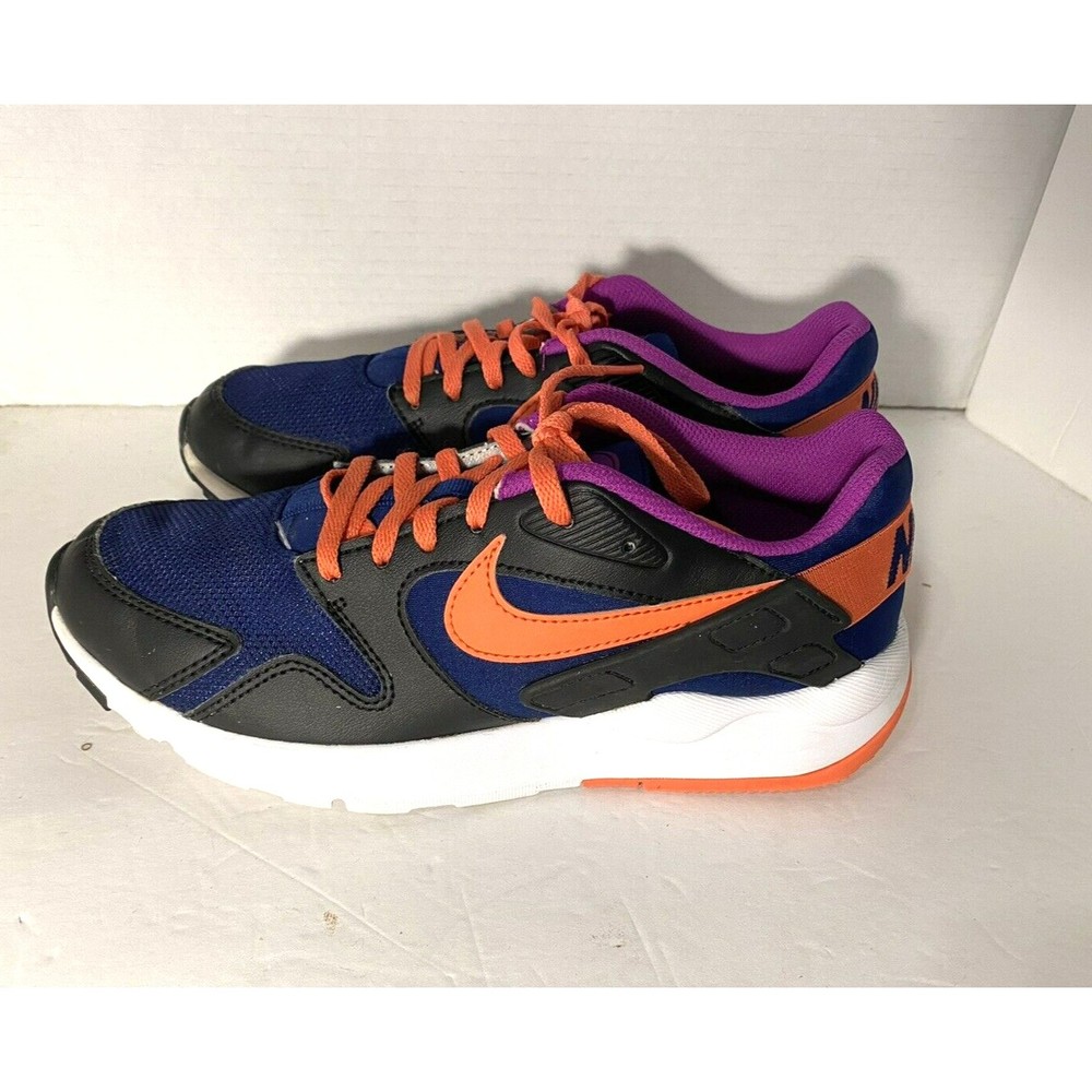 Nike LD Victory Running Shoes Kid Youth Sz 7 Blue Orange Gym Fitness AT5604-400